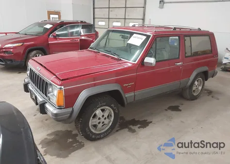1989 Jeep Cherokee Laredo из США, поврежденный, VIN 1J4FJ57L4KL496288